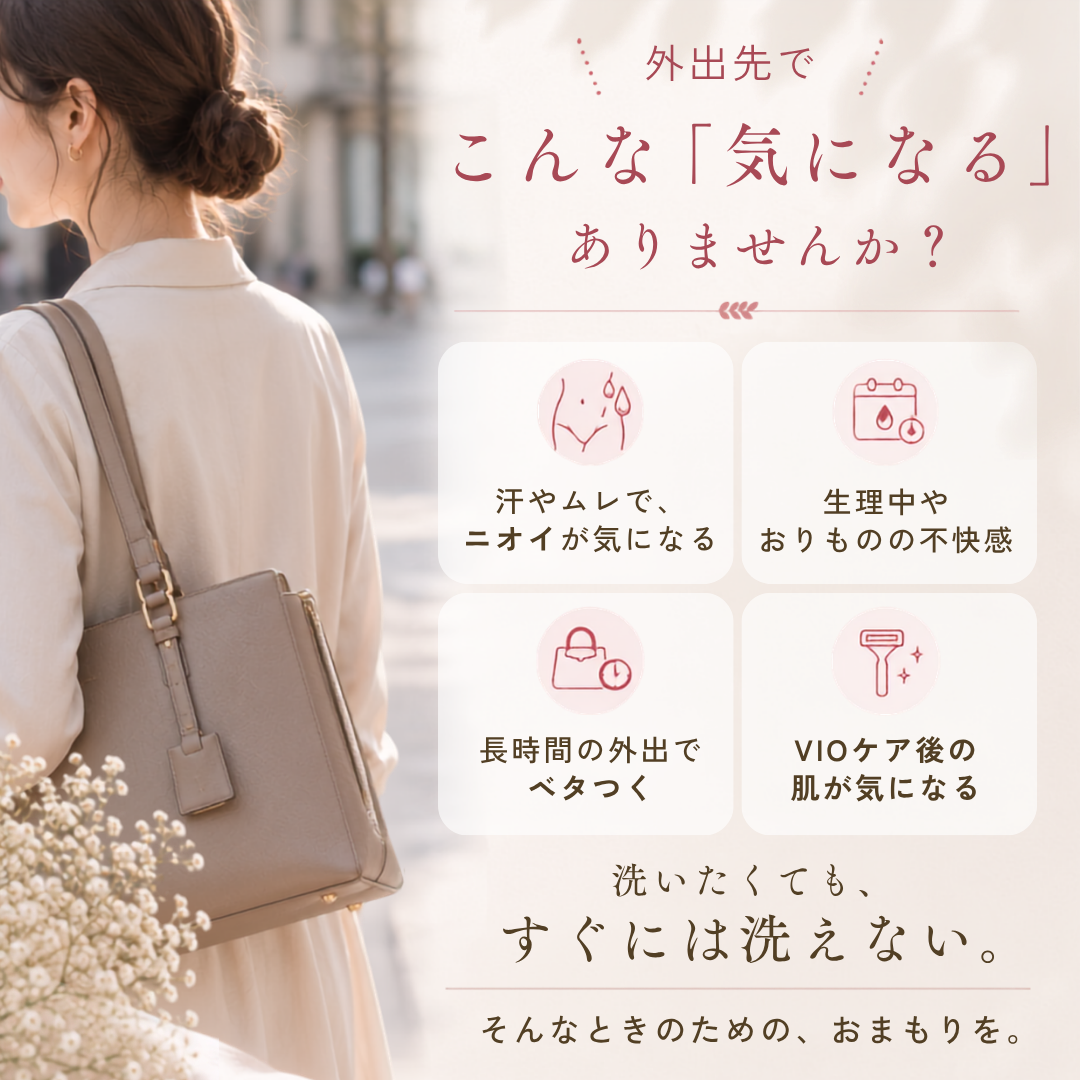 デリケートゾーンのニオイやムレなどのお悩み